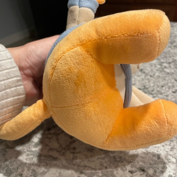 Disney Winter Tigger Plush in Blue and Cream with sweater, scarf and hat. SOFT! - Picture 5 of 7